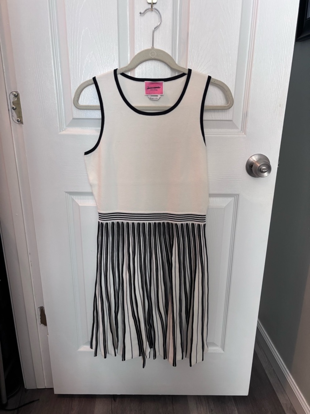 Kate Spade Black & White Bicolor Knit Dress